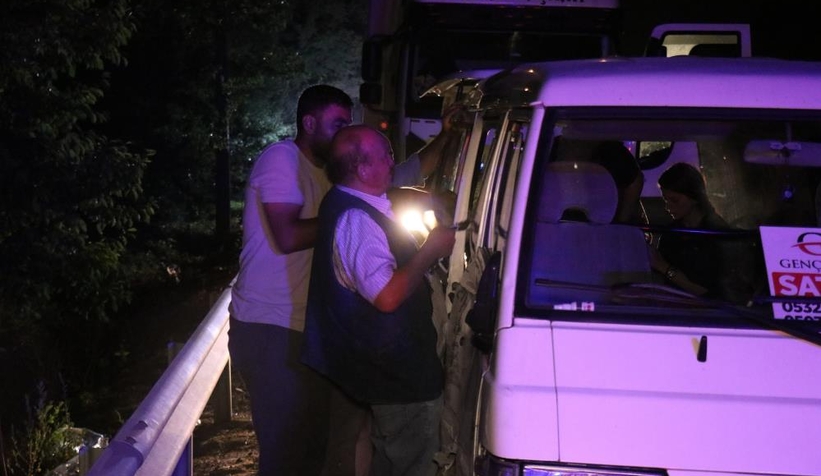 Anadolu Otoyolu’nda ekipleri alarma geçiren kaza