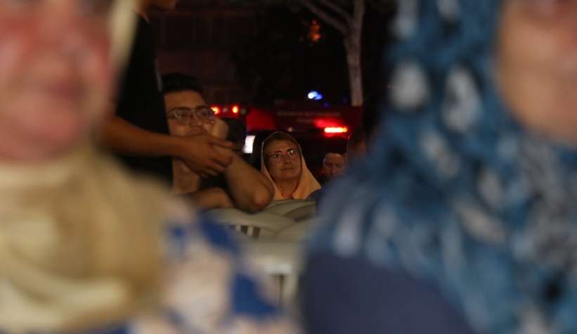 Anma programında gözyaşlarını tutamadılar