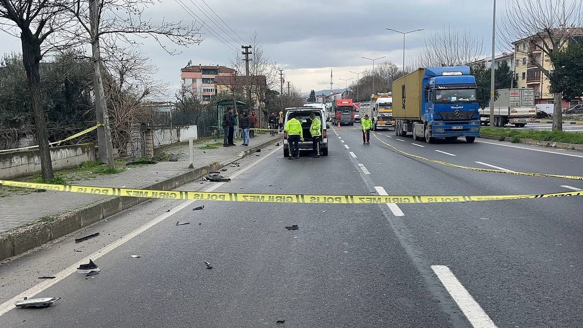 Anne ile kızını feci kaza ayırdı