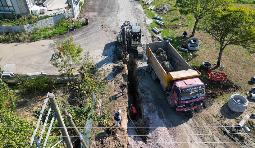 Arabacıalanı'nın atık su altyapısı tamamlandı