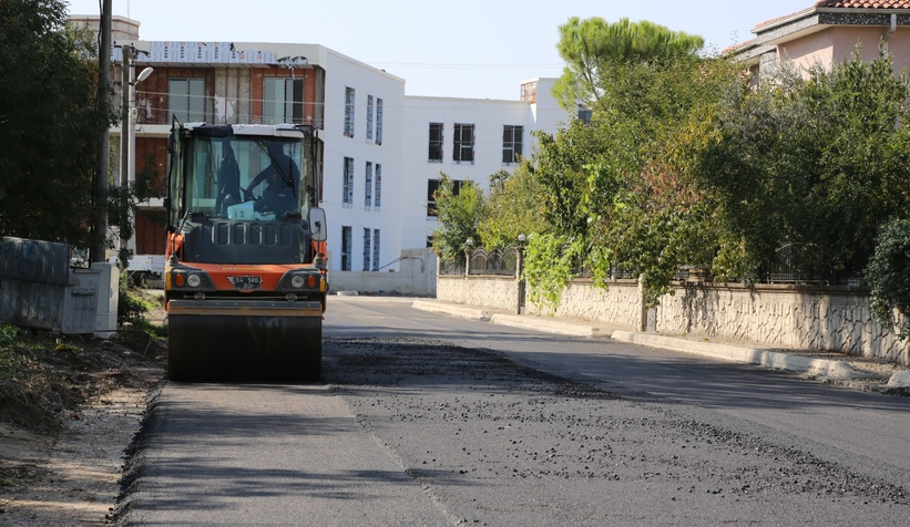 Arabacıalanı’na sıcak asfalt