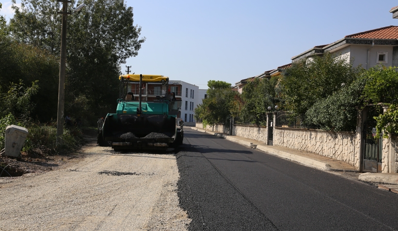 Arabacıalanı’na sıcak asfalt