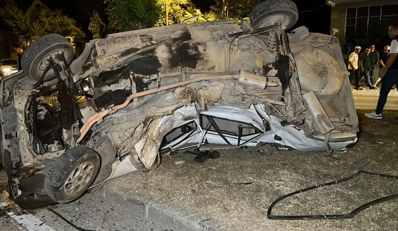 Araçlar takla attı: 2’si ağır 6 yaralı