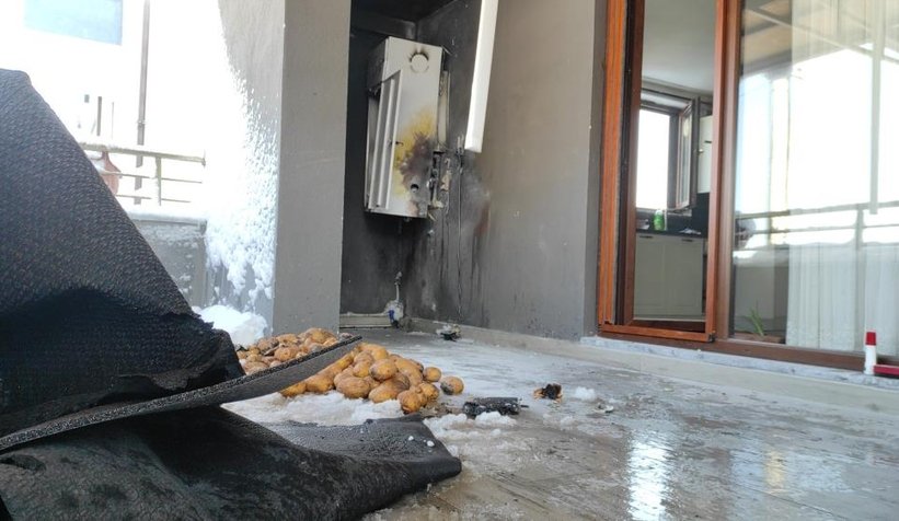 Arifiye'de korkutan patlama