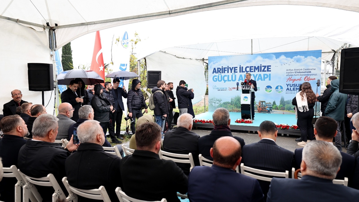 Arifiye'ye 12 kilometrelik alt yapı yatırımı
