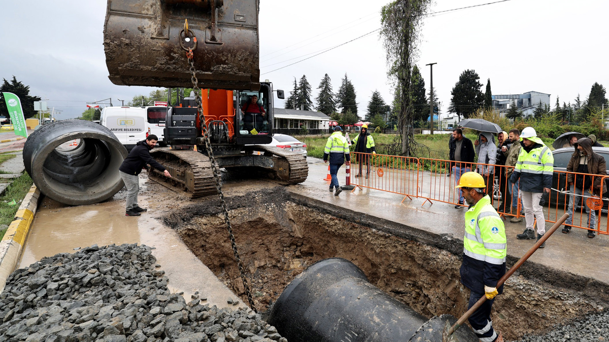 Arifiye'ye 12 kilometrelik alt yapı yatırımı