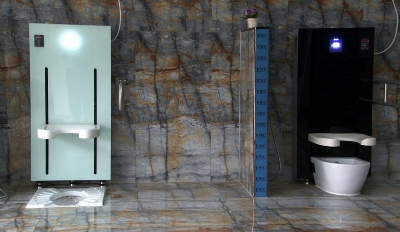 Asansörlü tuvalet üretti