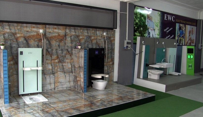 Asansörlü tuvalet üretti