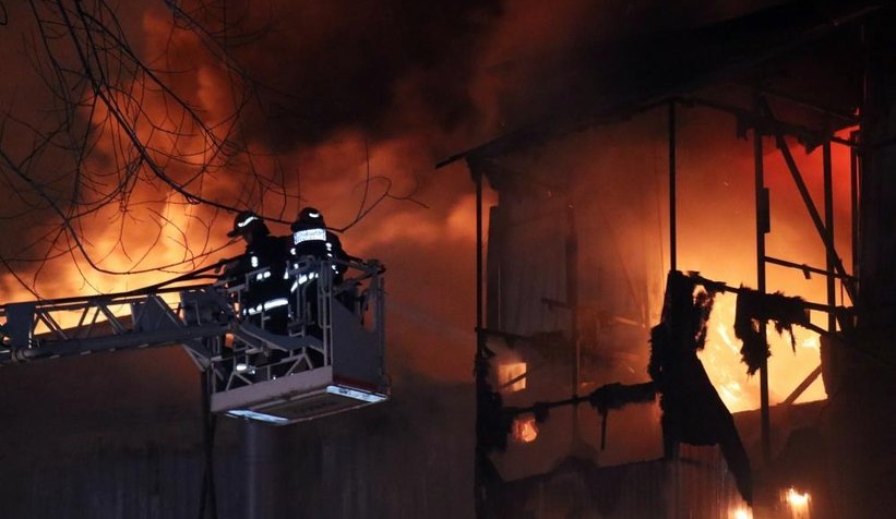 Serdivan ASEM'de büyük yangın