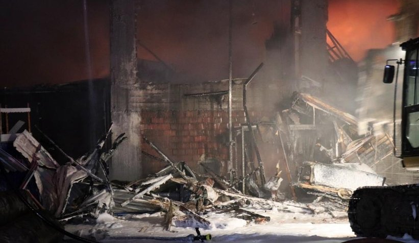 Serdivan ASEM'de büyük yangın