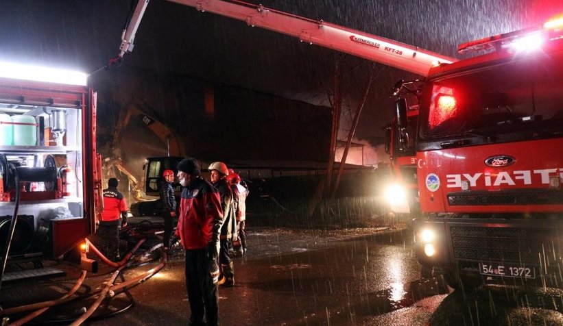 Serdivan ASEM'de büyük yangın