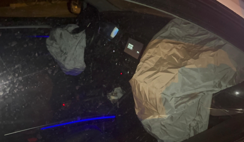 ASKF Başkanının kullandığı otomobil traktörle çarpıştı 1 yaralı