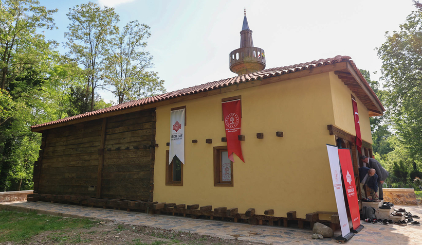 Ata yadigarı cami Büyükşehirle gün yüzüne çıkarıldı