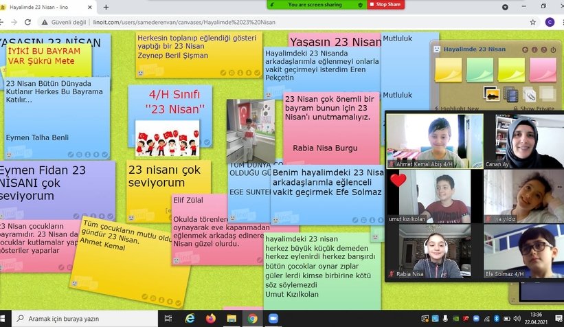 Atatürk İlkokulu 4/H Sınıfı, örnek projelere imza attı