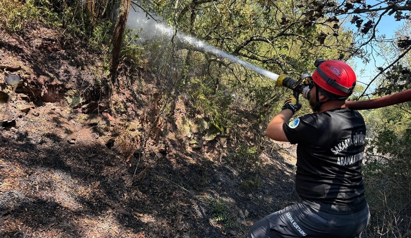 Ateş savaşçıları zorlu mücadele verdi