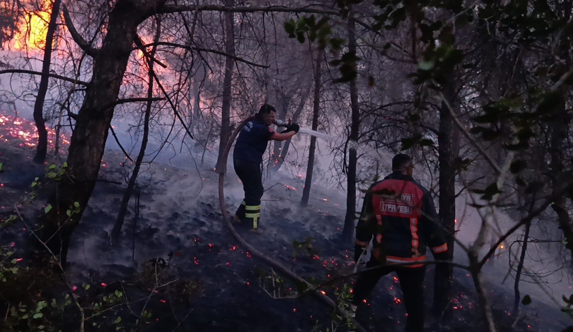 Ateş savaşçıları zorlu mücadele verdi