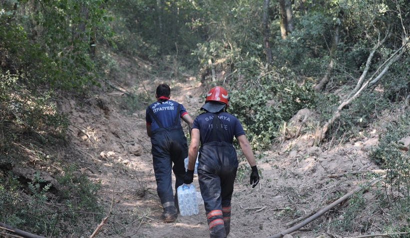 Ateş savaşçıları zorlu mücadele verdi