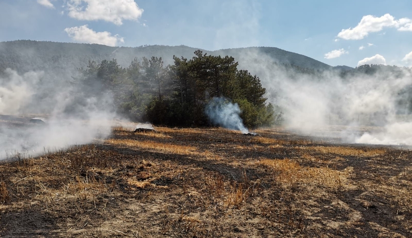 Ateş savaşçıları zorlu mücadele verdi