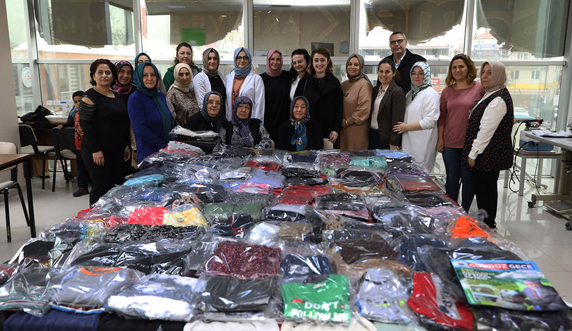 Atık Azaltım Haftası’nda Sosyal Mağaza için ürettiler