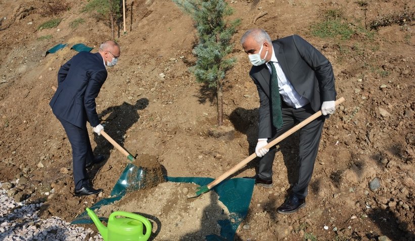 Atış Poligonuna fidanlar dikildi