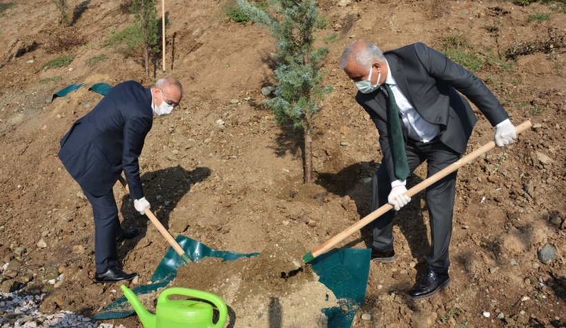 Atış Poligonuna fidanlar dikildi