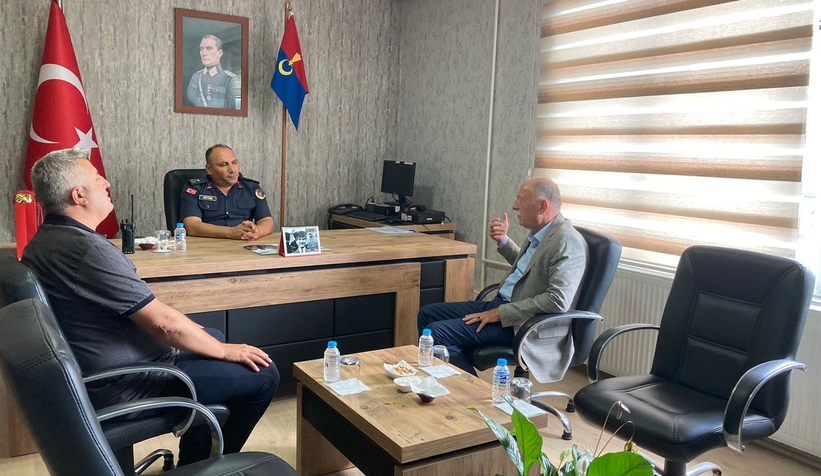 ATSO’dan İlçe Jandarma Komutanı'na ziyaret