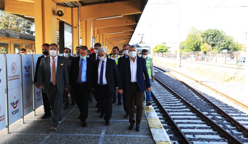 Aylar sonra Adapazarı Garı'na geldi