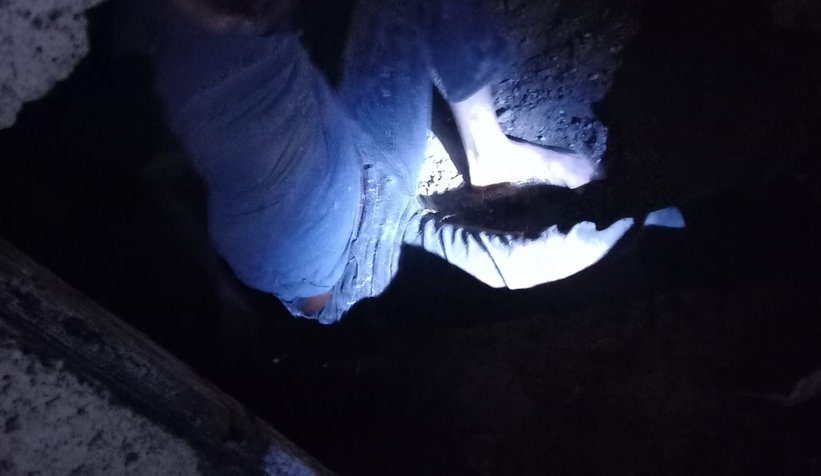 Azılı hırsız saklandığı sığınakta yakalandı