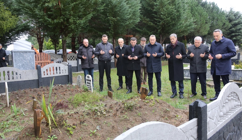 Aziz Duran, Fevzi Kılıç ve Şenol Morgül'ün mezarlarını ziyaret ettiler