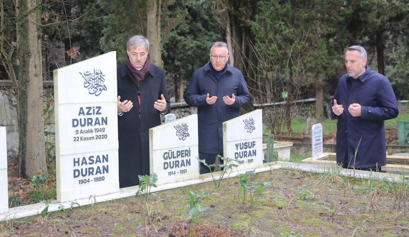 Aziz Duran, Fevzi Kılıç ve Şenol Morgül'ün mezarlarını ziyaret ettiler