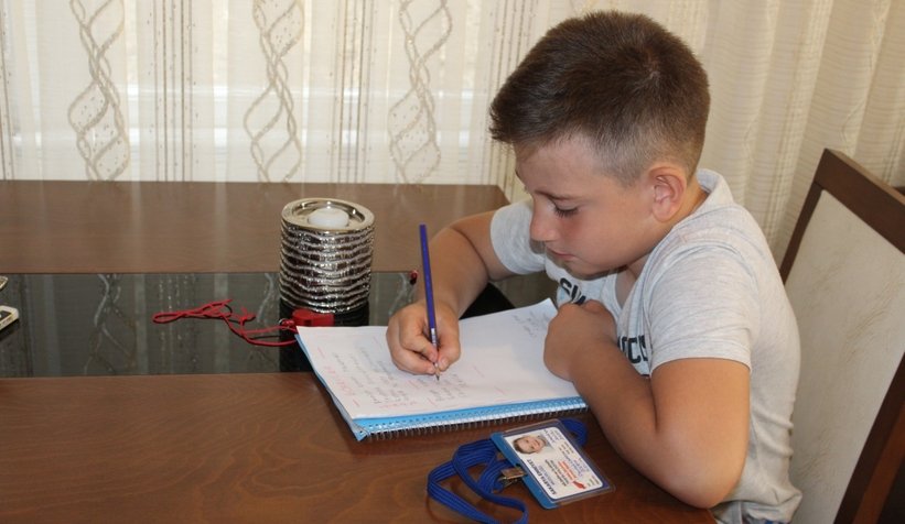 Babasına ceza yazdı