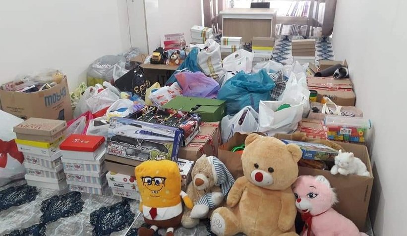 Bağışlanan oyuncaklar Suriyeli çocuklara gönderildi