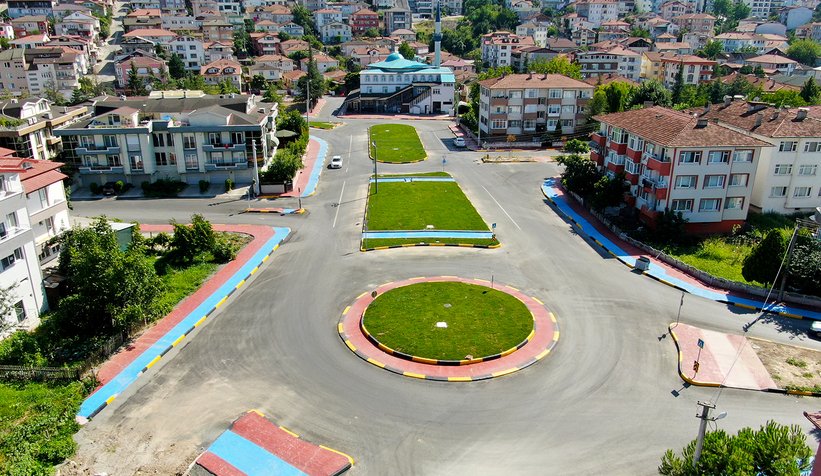 Bağlar Caddesi’nin üst yapı çalışmalarında sona gelindi