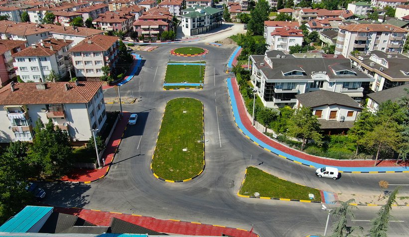 Bağlar Caddesi’nin üst yapı çalışmalarında sona gelindi