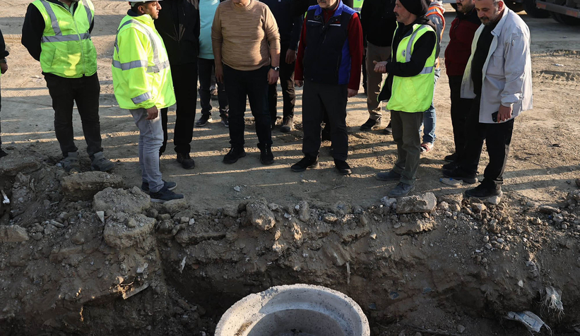 Bakan Dönmez Büyükşehir'in çalışma sahasındaydı