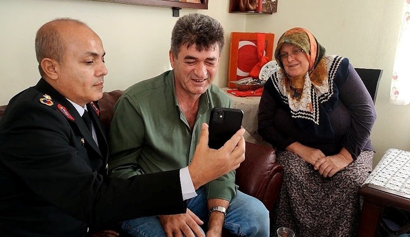 Bakan Soylu şehit ailesi ile görüntülü konuştu