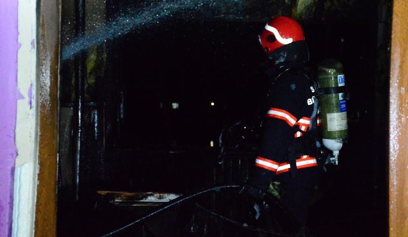 Balık lokantası alev alev yandı