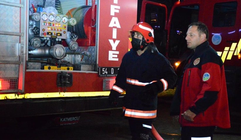 Balık lokantası alev alev yandı