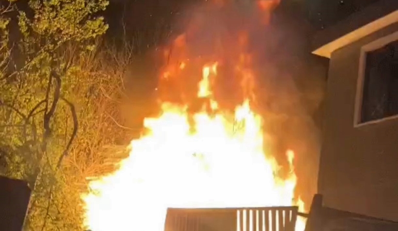 Baraka alev alev yandı