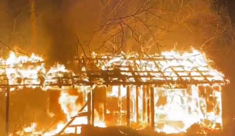 Baraka alev alev yandı