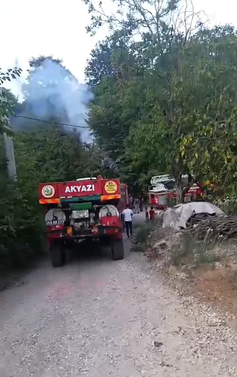 Baraka yandı, fındık ocakları zarar gördü