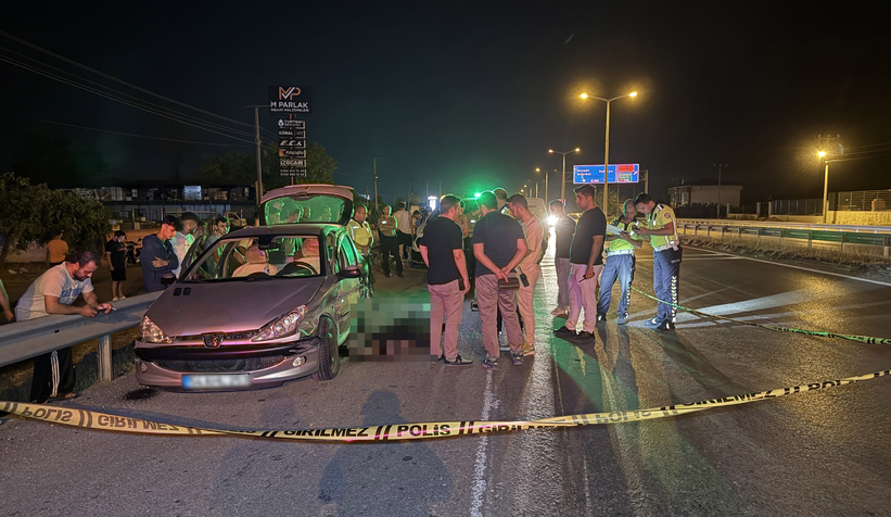 Bariyerlere çarpan otomobilin sürücüsü öldü