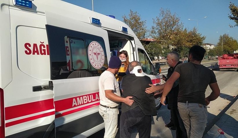 Bariyerlere ok gibi saplandı: 4 yaralı