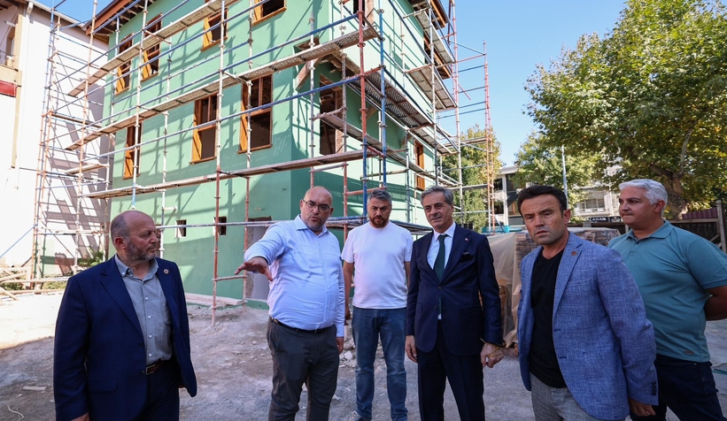 Başkan Alemdar restorasyon çalışmalarını inceledi