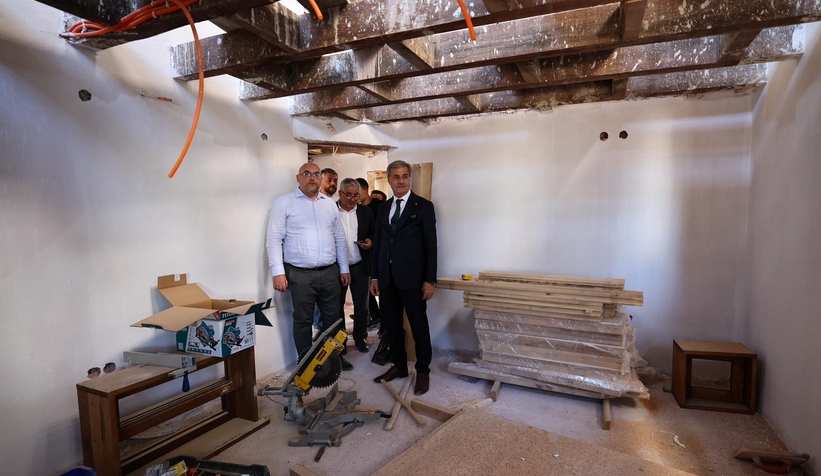 Başkan Alemdar restorasyon çalışmalarını inceledi