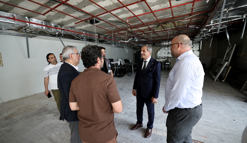 Başkan Alemdar restorasyon çalışmalarını inceledi