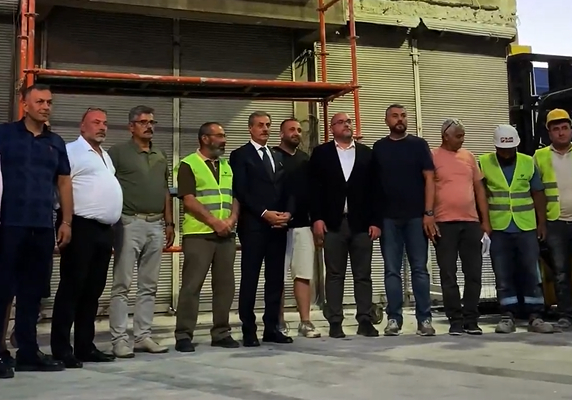 Başkan Alemdar, Uzunçarşı’daki restorasyon çalışmalarını inceledi