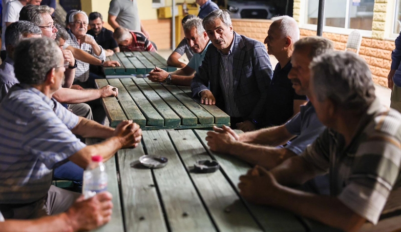 Başkan Alemdar yangındna etkilenen mahalleleri ziyaret etti