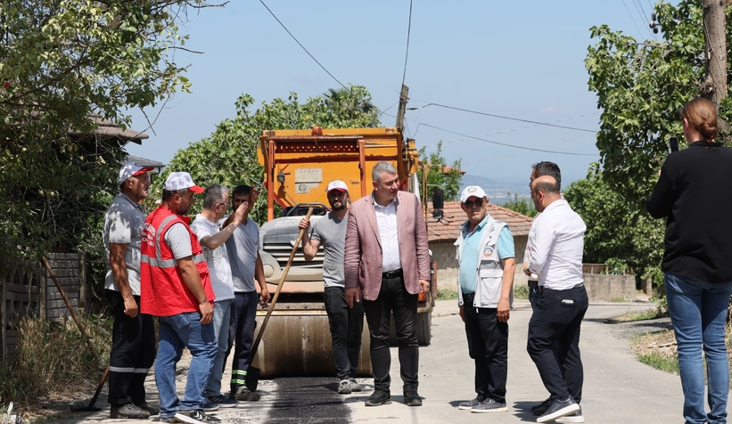 Başkan Çelik çalışmaları yerinde inceledi