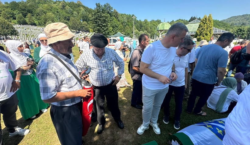 Başkan Çelik, Srebrenitsa'daki anma törenine katıldı